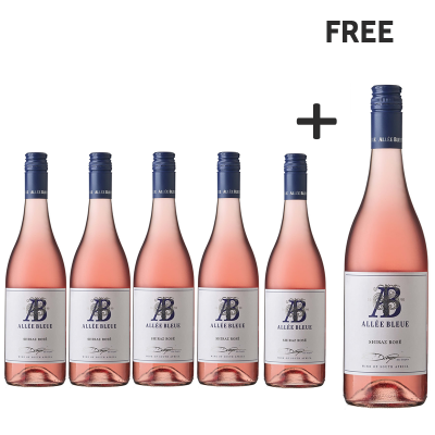 Allee Bleue Shiraz Rose 2025 Buy 5 and get 1 Free