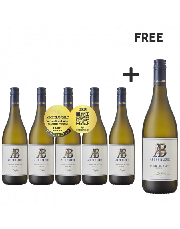 Allee Bleue Estate Sauvignon Blanc 2024 Buy 5 and get 1 Free