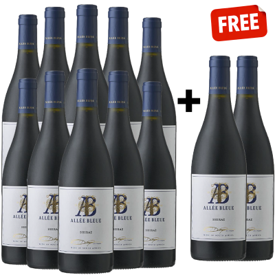 Allee Bleue Shiraz 2022 Buy 10 and get 2 Free