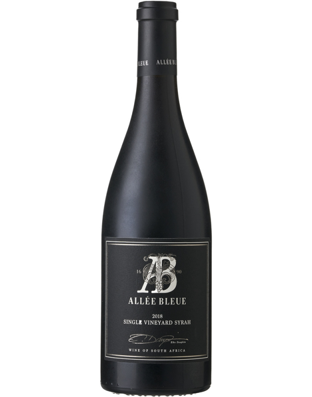 Allee Bleue Black Series Single Vineyard Syrah 2018